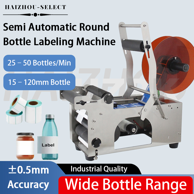 Label Sticker Round - HAIZHOU MT-50 Półautomatyczna maszyna do etykietowania