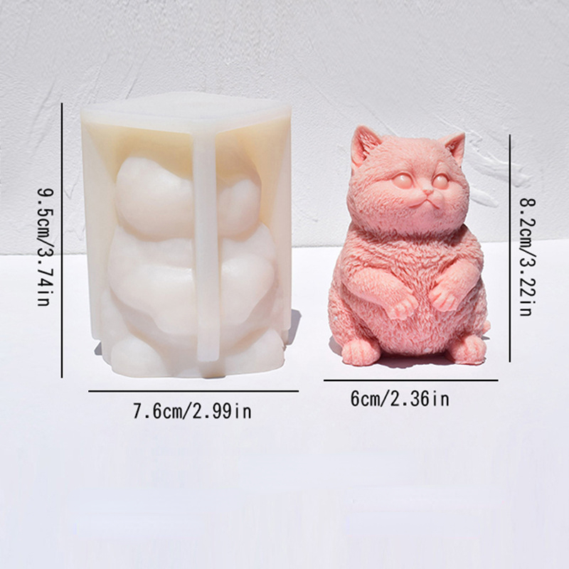 Forma silikonowa 3D na świecę  – Candle Making Fat recenzja i cena