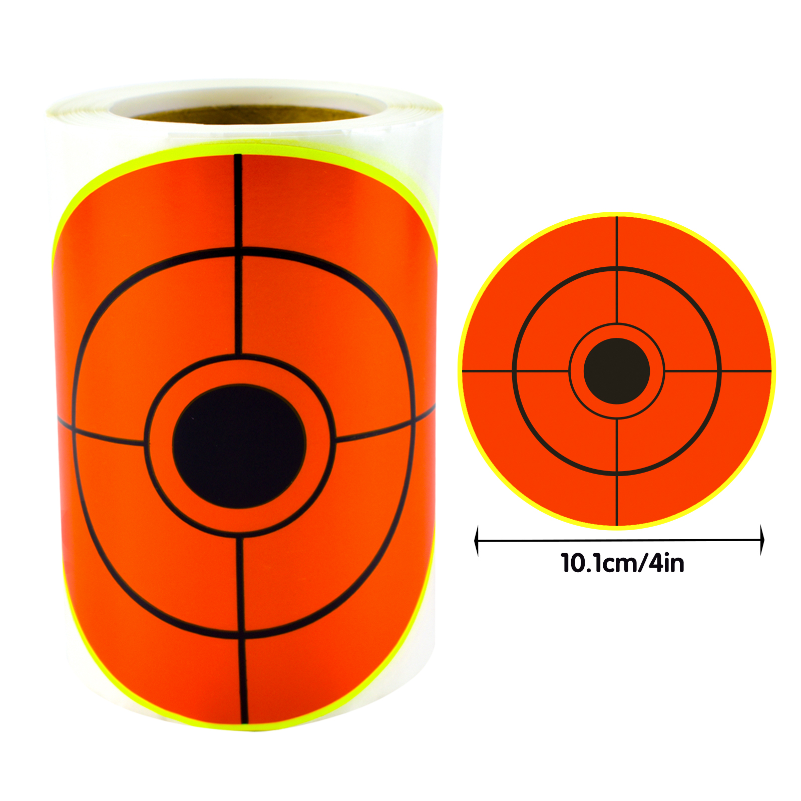 4-calowe 100 szt. czarne krzyż – Label Sticker Round recenzja i cena
