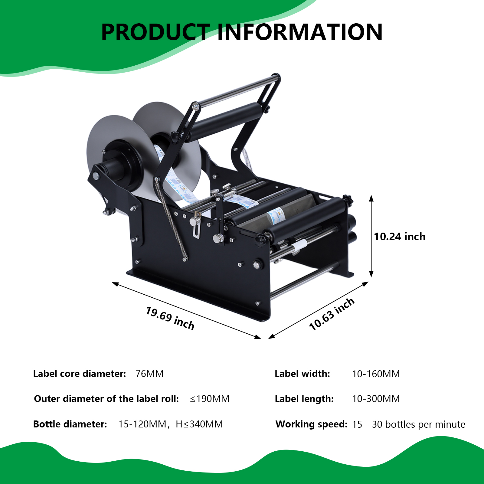Maszyny do naklejania etykiet  – Label Sticker Round recenzja i cena